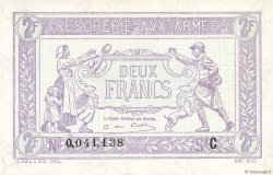 2 Francs TRÉSORERIE AUX ARMÉES FRANCIA  1919 VF.05.03 SC+