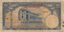 100 Piastres FRANZÖSISCHE-INDOCHINA  1940 P.079a SGE