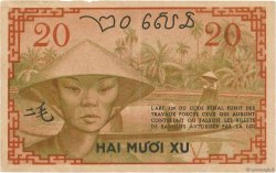 20 Cents FRENCH INDOCHINA  1939 P.086a VF+