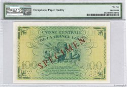 100 Francs Spécimen AFRIQUE ÉQUATORIALE FRANÇAISE Brazzaville 1941 P.13s q.FDC