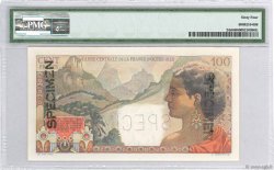 100 Francs La Bourdonnais Spécimen FRENCH EQUATORIAL AFRICA  1947 P.24s UNC-