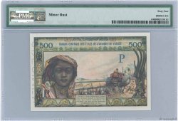 500 Francs Spécimen WEST AFRIKANISCHE STAATEN  1957 P.003sp fST+