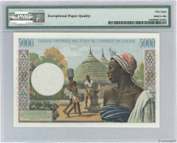5000 Francs Spécimen WEST AFRIKANISCHE STAATEN  1960 P.100sp fST+