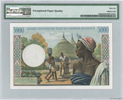 5000 Francs Spécimen WEST AFRICAN STATES Cotonou 1960 P.204Bsp UNC