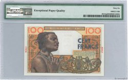 100 Francs Spécimen WEST AFRICAN STATES  1956 P.401Dsp UNC-