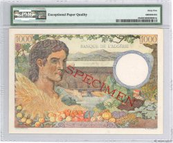 1000 Francs Spécimen ALGERIEN  1942 P.089s ST