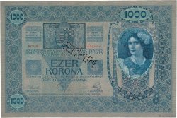 1000 Kronen Spécimen AUSTRIA  1902 P.008s SC+