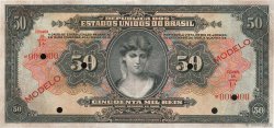 50 Mil Reis Spécimen BRAZIL  1926 P.105s VF+