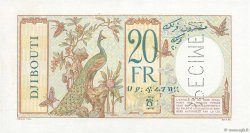 20 Francs Épreuve YIBUTI  1928 P.07s FDC