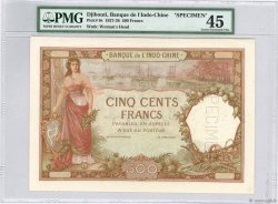 500 Francs Épreuve DSCHIBUTI   1927 P.09as VZ