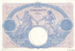 50 Francs BLEU ET ROSE FRANCIA  1917 F.14.30 EBC