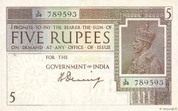 5 Rupees INDIA
  1920 P.004a SPL+