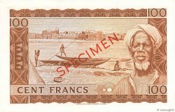 100 Francs Spécimen MALI  1960 P.07s var pr.NEUF