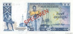 100 Ouguiya Spécimen MAURITANIA  1973 P.03As UNC
