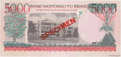 5000 Francs Spécimen RWANDA  1998 P.28s UNC