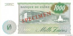 1000 Zaïres Spécimen ZAÏRE  1985 P.31s pr.NEUF