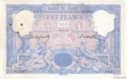 100 Francs BLEU ET ROSE FRANKREICH  1897 F.21.10