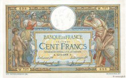 100 Francs LUC OLIVIER MERSON avec LOM FRANCE  1909 F.22.02 VF