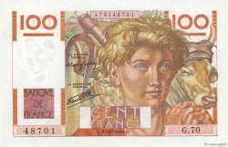100 Francs JEUNE PAYSAN FRANCIA  1946 F.28.06 SC+