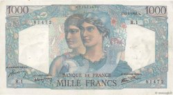 1000 Francs MINERVE ET HERCULE FRANCIA  1945 F.41.01 MBC