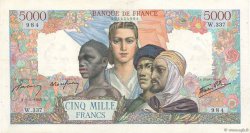 5000 Francs EMPIRE FRANÇAIS FRANCIA  1945 F.47.15 MBC