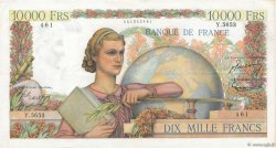 10000 Francs GÉNIE FRANÇAIS FRANCE  1953 F.50.68 VF