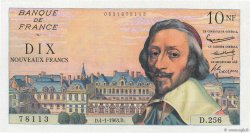 10 Nouveaux Francs RICHELIEU FRANKREICH  1963 F.57.22