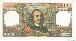 100 Francs CORNEILLE Fauté FRANKREICH  1975 F.65.50 VZ