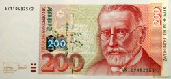 200 Deutsche Mark GERMAN FEDERAL REPUBLIC  1996 P.47 UNC-