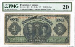 1 Dollar CANADA  1911 P.027b pr.TB