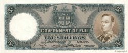 5 Shillings FIGI  1951 P.037k BB