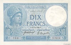 10 Francs MINERVE FRANCIA  1920 F.06.04