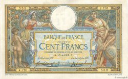 100 Francs LUC OLIVIER MERSON avec LOM FRANKREICH  1909 F.22.02 SS