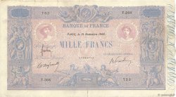 1000 Francs BLEU ET ROSE FRANKREICH  1906 F.36.20