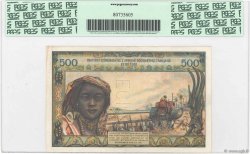 500 Francs Spécimen FRENCH WEST AFRICA (1895-1958)  1957 P.47s AU