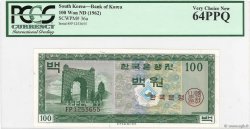 100 Won SOUTH KOREA   1962 P.36a UNC-