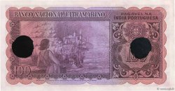 100 Rupias Annulé PORTUGUESE INDIA  1945 P.39s XF+