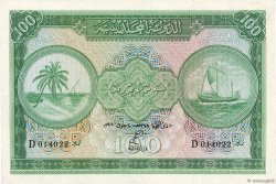 100 Rupees MALDIVEN  1960 P.07b fST