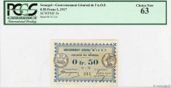 0,50 Franc Fauté SENEGAL  1917 P.1b fST+