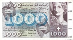 1000 Francs SWITZERLAND  1974 P.52m VF
