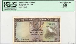 10 Shillings ZAMBIA  1964 P.01a SC