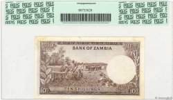 10 Shillings ZAMBIA  1964 P.01a AU