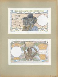 100 Francs Épreuve FRENCH WEST AFRICA  1936 P.23p FDC