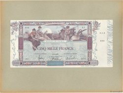 5000 Francs FLAMENG Épreuve FRANCIA  1918 F.43.00Ec SPL