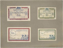 1 et 5 Francs Spécimen FRANCE Regionalismus und verschiedenen  1923 JP.135.05s/06s