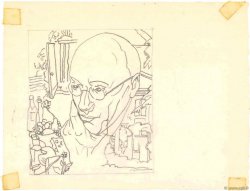 50c + 10c André Gide Dessin FRANCE regionalism and miscellaneous  1969 