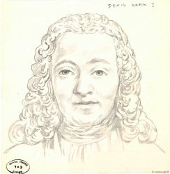 Timbre François Couperin Dessin FRANCE regionalism and various  1965 