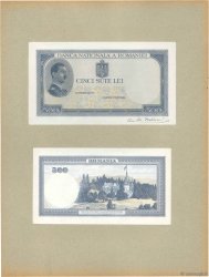 500 Lei Épreuve ROMANIA  1936 P.042p UNC