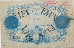 25 Francs type 1870 - Clermont-Ferrand Faux FRANCIA  1871 F.A44.01 BC