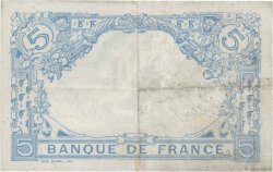 5 Francs BLEU lion inversé FRANCIA  1916 F.02bis.04 BB